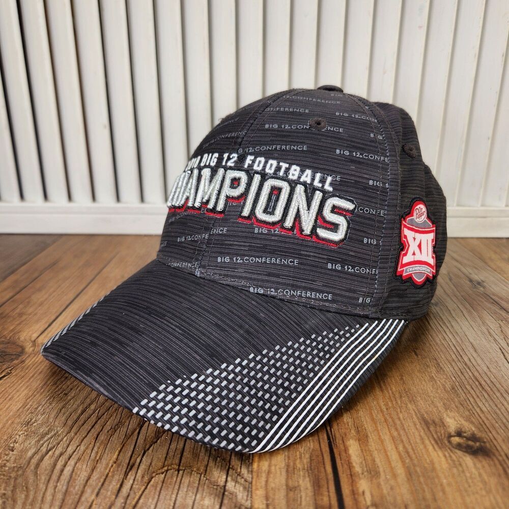 Oklahoma Sooners 2018 Big 12 Football Champions TOW Locker Room Strapback Hat OU